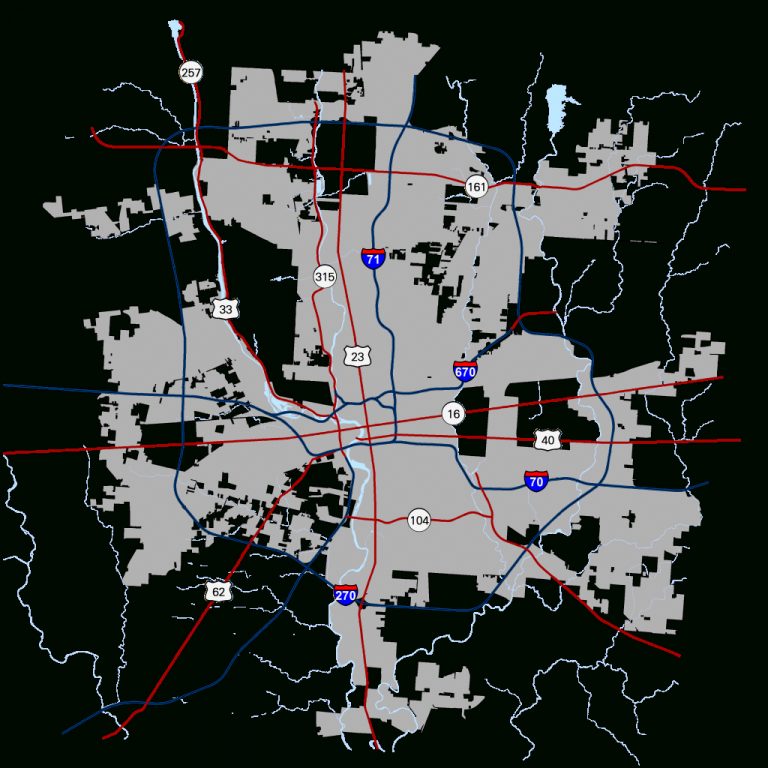 Maps And Data Within Printable Map Of Columbus Ohio - Printable Maps