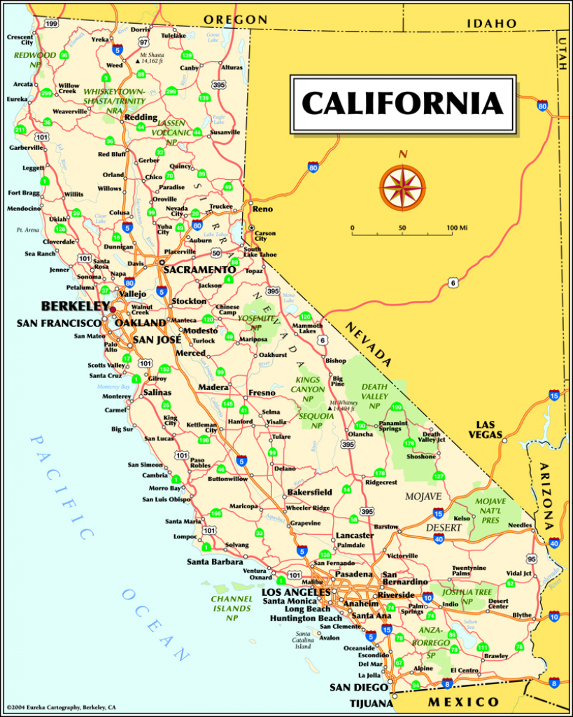 Maps California Map With Cities California Map Printable Maps Of with Printable Map Of California Cities