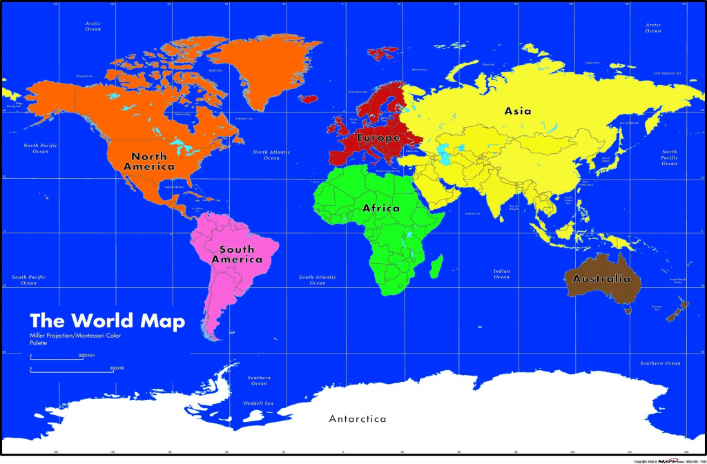 Maps Com Montessori World Wall Map Asia 1 - World Wide Maps regarding Montessori World Map Free Printable