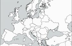 Europe Political Map Outline Printable