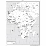 Maps Of Africa Pertaining To Printable Map Of Africa With Countries And Capitals