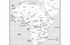 Printable Map Of Africa With Countries