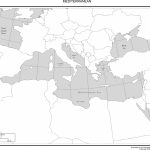 Maps Of Europe With Printable Map Of The Mediterranean Sea Area