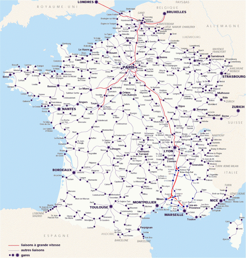 Maps Of France - Bonjourlafrance - Helpful Planning, French Adventure intended for Printable Map Of France With Cities And Towns