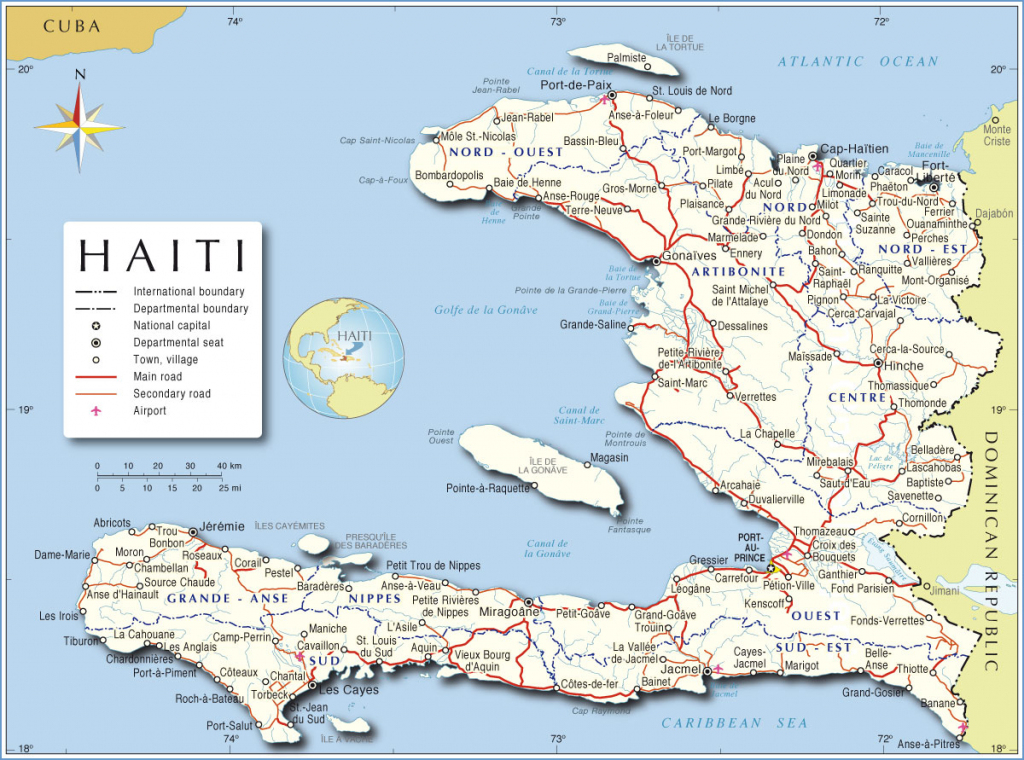 Maps Of Haiti | Bizbilla intended for Printable Map Of Haiti