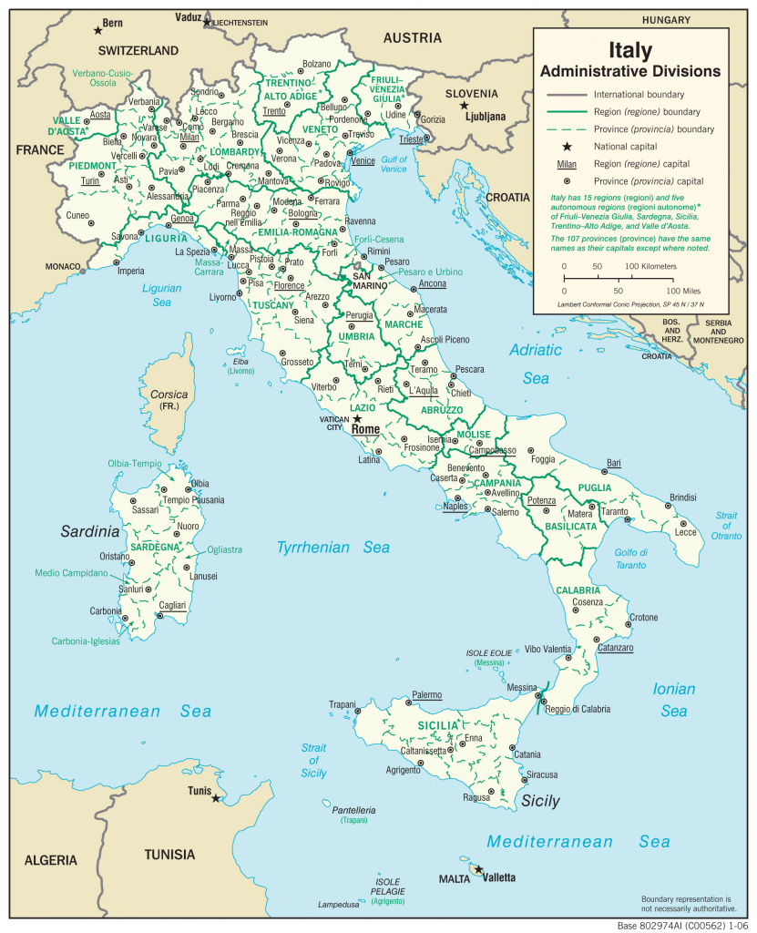 Maps Of Italy | Detailed Map Of Italy In English | Tourist Map Of intended for Printable Map Of Italy With Cities