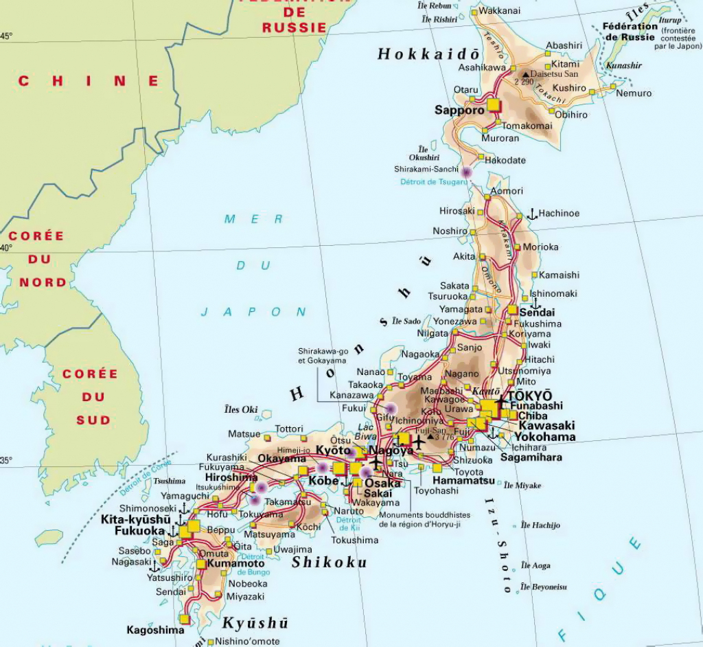 Maps Of Japan | Detailed Map Of Japan In English | Tourist Map Of regarding Free Printable Map Of Japan