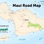 Maps Of Maui Hawaii With Maui Road Map Printable