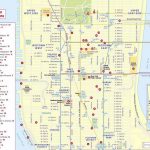 Maps Of New York Top Tourist Attractions   Free, Printable In Printable Map Of Manhattan Ny