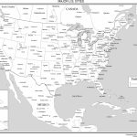 Maps Of The United States Inside Printable Us Map With Major Cities
