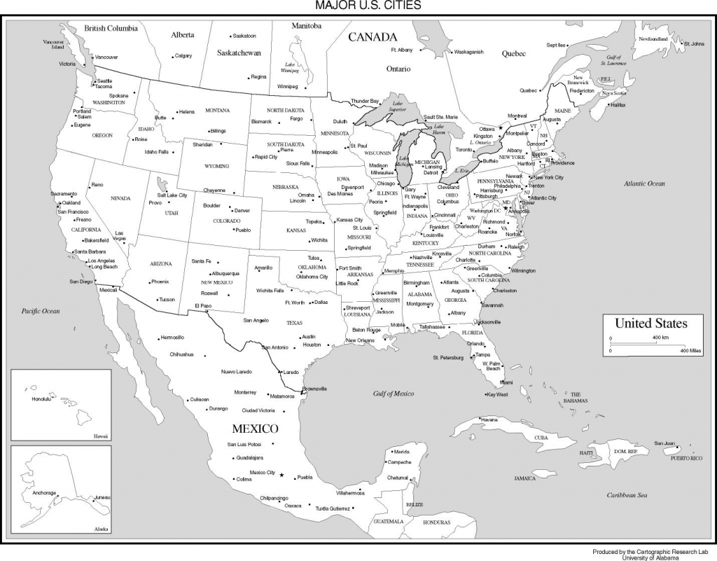 Maps Of The United States with regard to Printable Us Map With Cities
