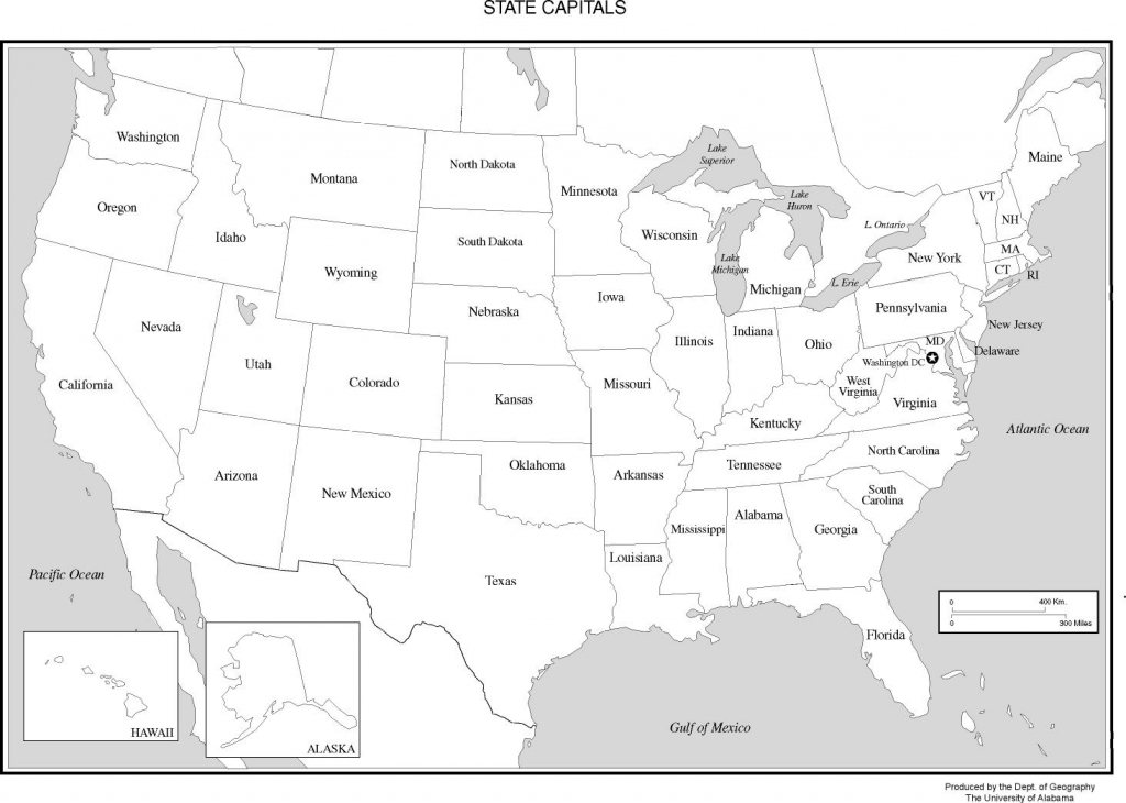 Maps Of The United States with regard to Us Map With Scale Printable