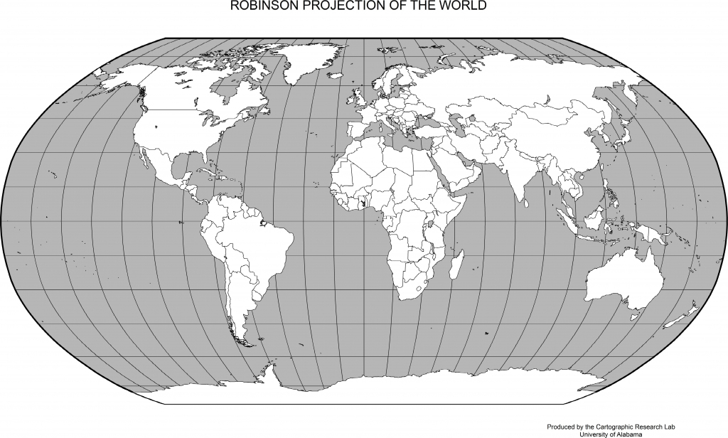 Maps Of The World with regard to World Map Mercator Projection Printable