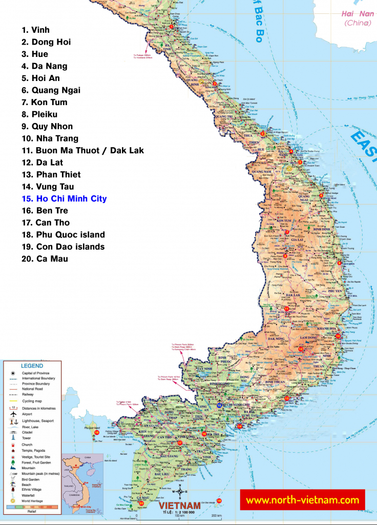 Maps Of Vietnam → North, South, Railway, Airport | Northern Vietnam for Printable Map Of Vietnam