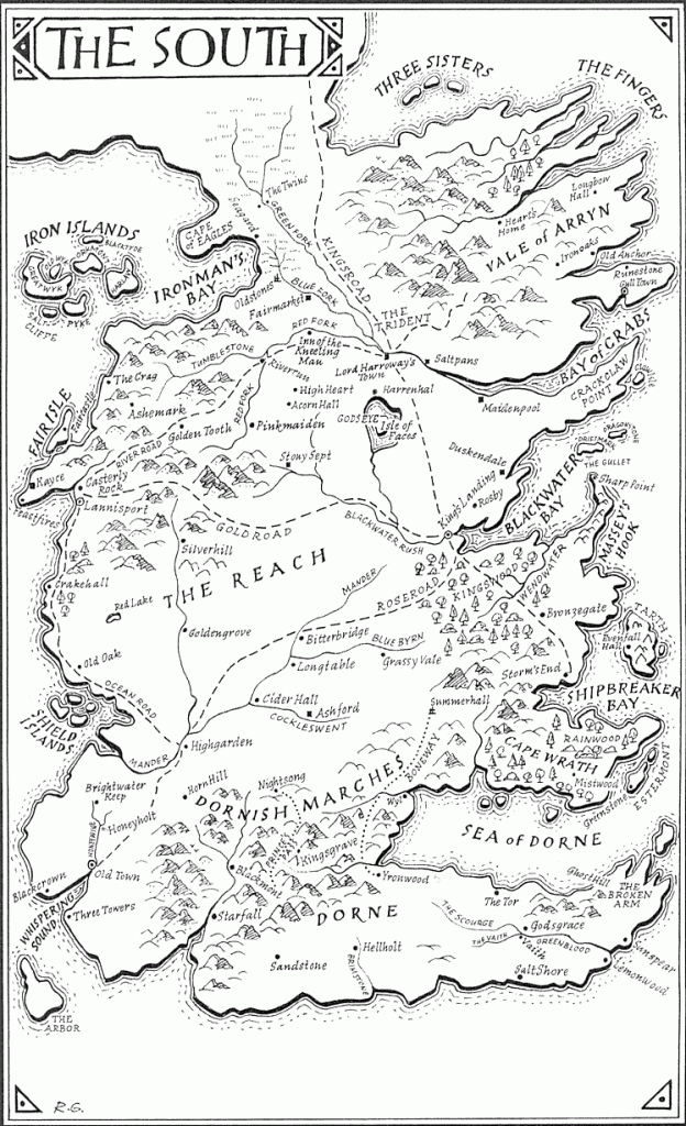 Maps Of Westeros And The Lands Of The Summer Sea inside Printable Map Of Westeros