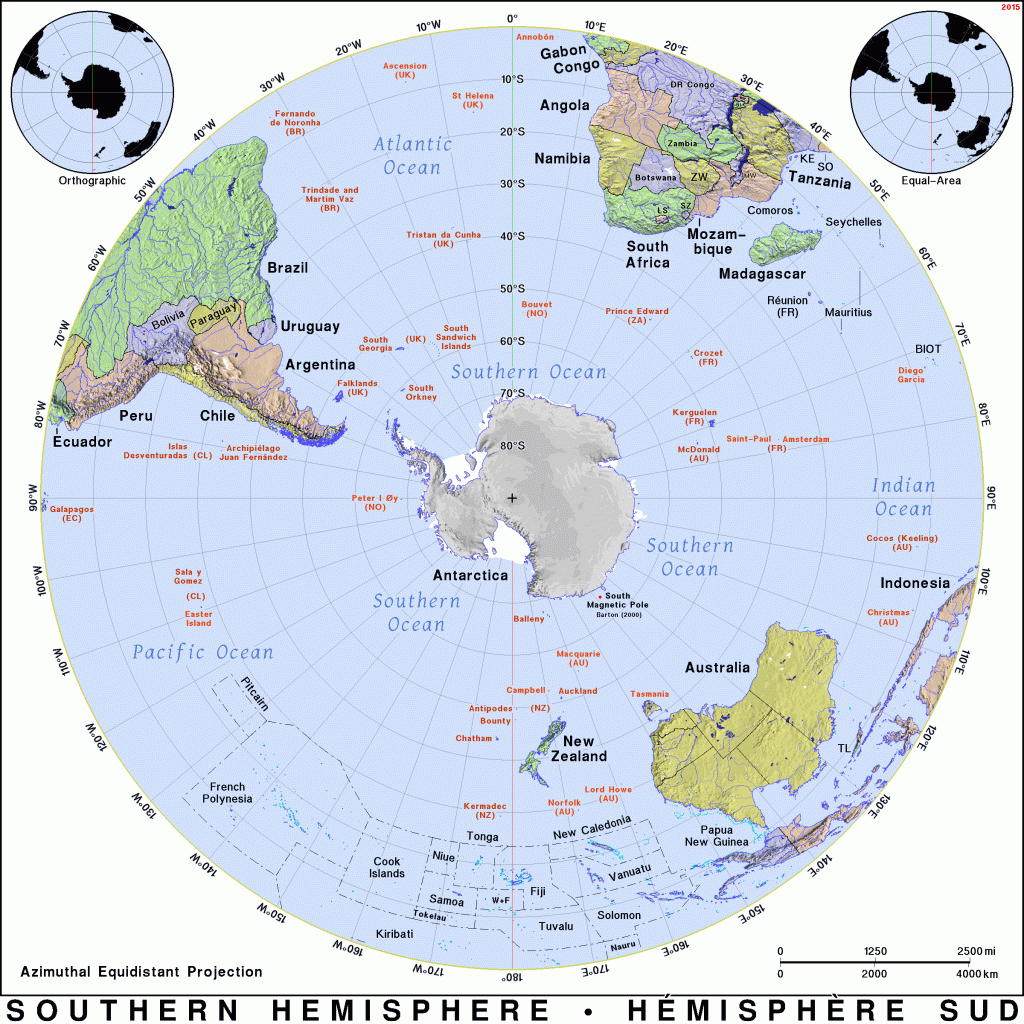 Maps With Hemispheres And Travel Information | Download Free Maps with regard to Printable World Map With Hemispheres