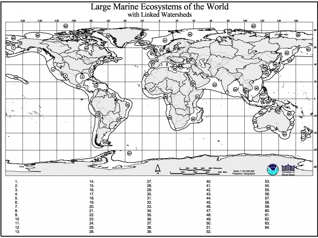 Marine Geography Quiz – Gcaptain intended for World Map Test Printable