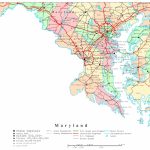 Maryland Printable Map For Printable Map Of Maryland