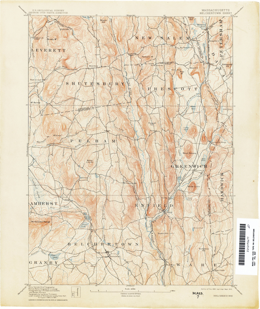 Massachusetts Historical Topographic Maps - Perry-Castañeda Map inside Printable Map Of Falmouth Ma