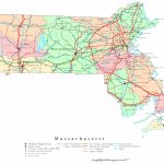 Massachusetts Printable Map With Regard To Printable Map Of Massachusetts