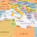 Mediterranean Sea Maps | Maps Of Mediterranean Sea With Regard To Printable Map Of The Mediterranean Sea Area