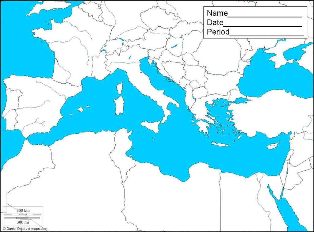 Mediterranean Sea Region Political Map Jfr Google Map Of Greece in Printable Map Of The Mediterranean Sea Area