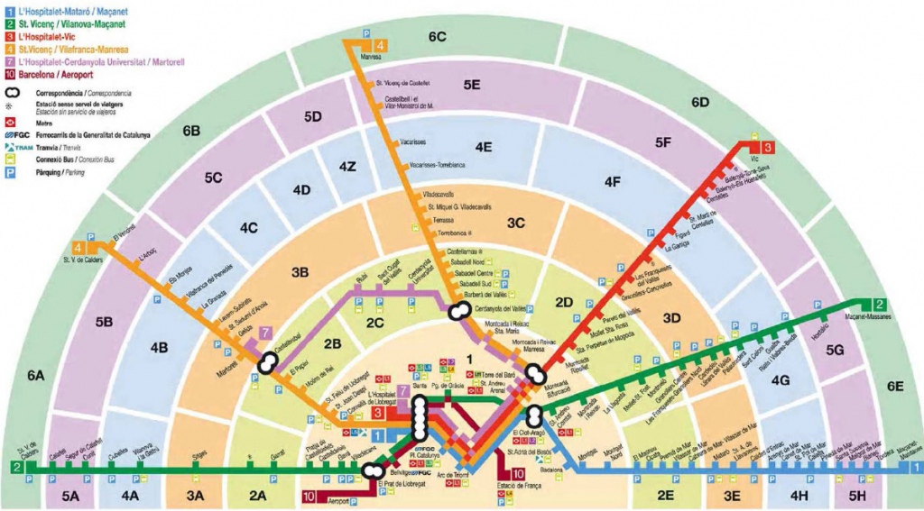 Metro Map Of Barcelona 2019 (The Best) pertaining to Barcelona Metro Map Printable