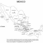 Mexico Map Royalty Free, Clipart, Jpg Regarding Free Printable Map Of Mexico