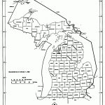 Michigan Printable Map With Michigan County Maps Printable