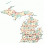 Michigan Road Map   Mi Road Map   Michigan Highway Map Throughout Printable Map Of Michigan