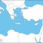 Middle East Map Outline Printable Eastern Mediterranean Sea Free Map With Regard To Mediterranean Map Printable
