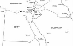Middle East Outline Maps Printable | Israel/middle East Outline within Printable Map Of Egypt