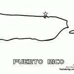 Mighty Map Coloring Pages | Tennessee   Wyoming | Free | Maps With Regard To Outline Map Of Puerto Rico Printable