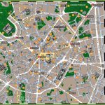 Milan Sightseeing Map Inside Printable Map Of Milan