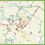 Milan Tourist Attractions Map Throughout Printable Map Of Milan