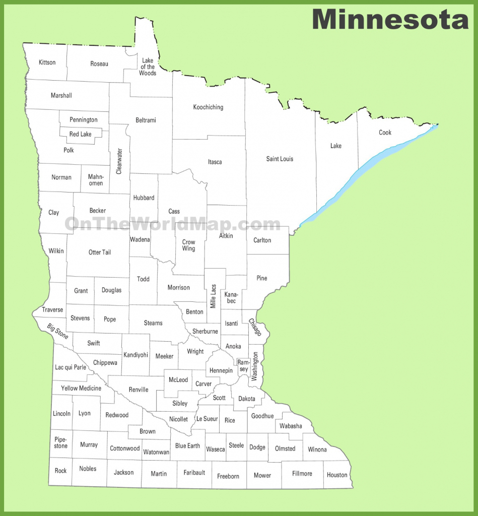 Minnesota State Maps | Usa | Maps Of Minnesota (Mn) in Printable Map Of Minnesota