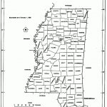 Mississippi Free Map In Printable Map Of Ms