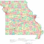 Missouri Printable Map For Free Printable State Road Maps