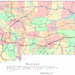 Montana Printable Map With Regard To Printable Map Of Montana