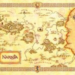 Movie Film Map Narnia Lewis Classic Sci Fi Poster Print Lv10152 For For Printable Map Of Narnia