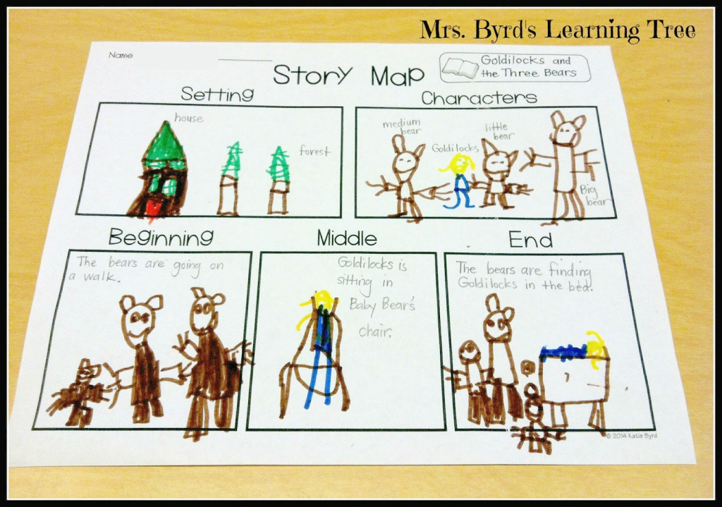 Mrs. Byrd&amp;#039;s Learning Tree: Story Map Freebie! regarding Printable Story Map For First Grade