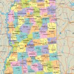 Ms County Map With Cities And Travel Information | Download Free Ms In Printable Map Of Ms