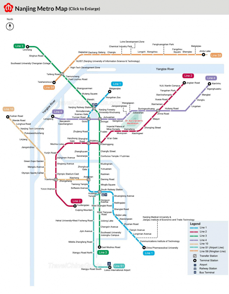 Nanjing Metro Maps: Subway Lines, Stations pertaining to Printable Dc Metro Map