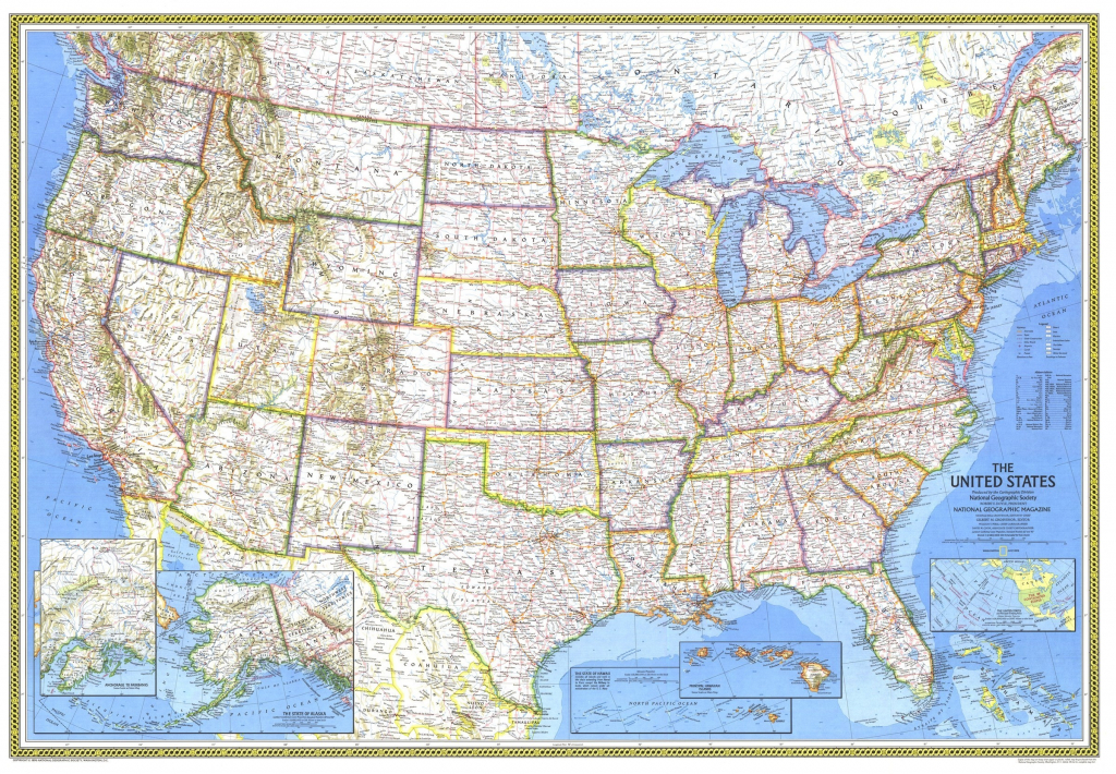 National Geographic Us Map Printable Valid United States Map Image with regard to National Geographic Printable Maps