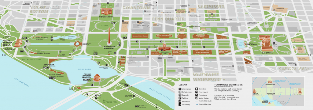 National Mall Maps | Npmaps - Just Free Maps, Period. intended for Printable Map Of Dc Monuments