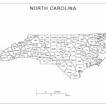 Nc State Map With Counties And Travel Information | Download Free Nc Inside Printable Nc County Map