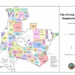 Neighborhoods Of Long Beach, California   Wikipedia Inside Printable Map Of Long Beach Ca