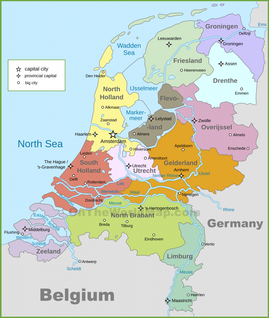 Netherlands Maps | Maps Of Netherlands regarding Printable Map Of The Netherlands