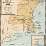 New England Colonies In 1677 | National Geographic Society Inside Printable Map Of New England