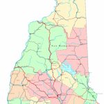 New Hampshire Printable Map Pertaining To Printable Road Map Of New Hampshire